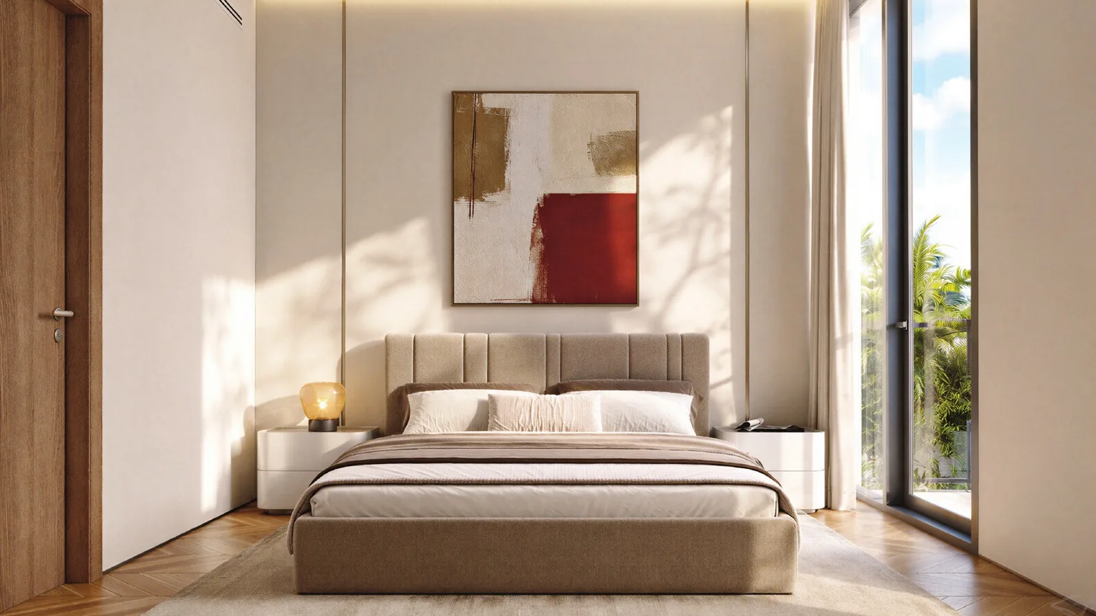 Official HOLM Central bedroom filled with natural light